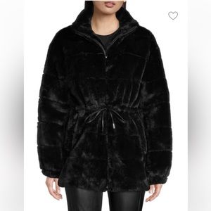 Elie Tahari Faux Fur Coat